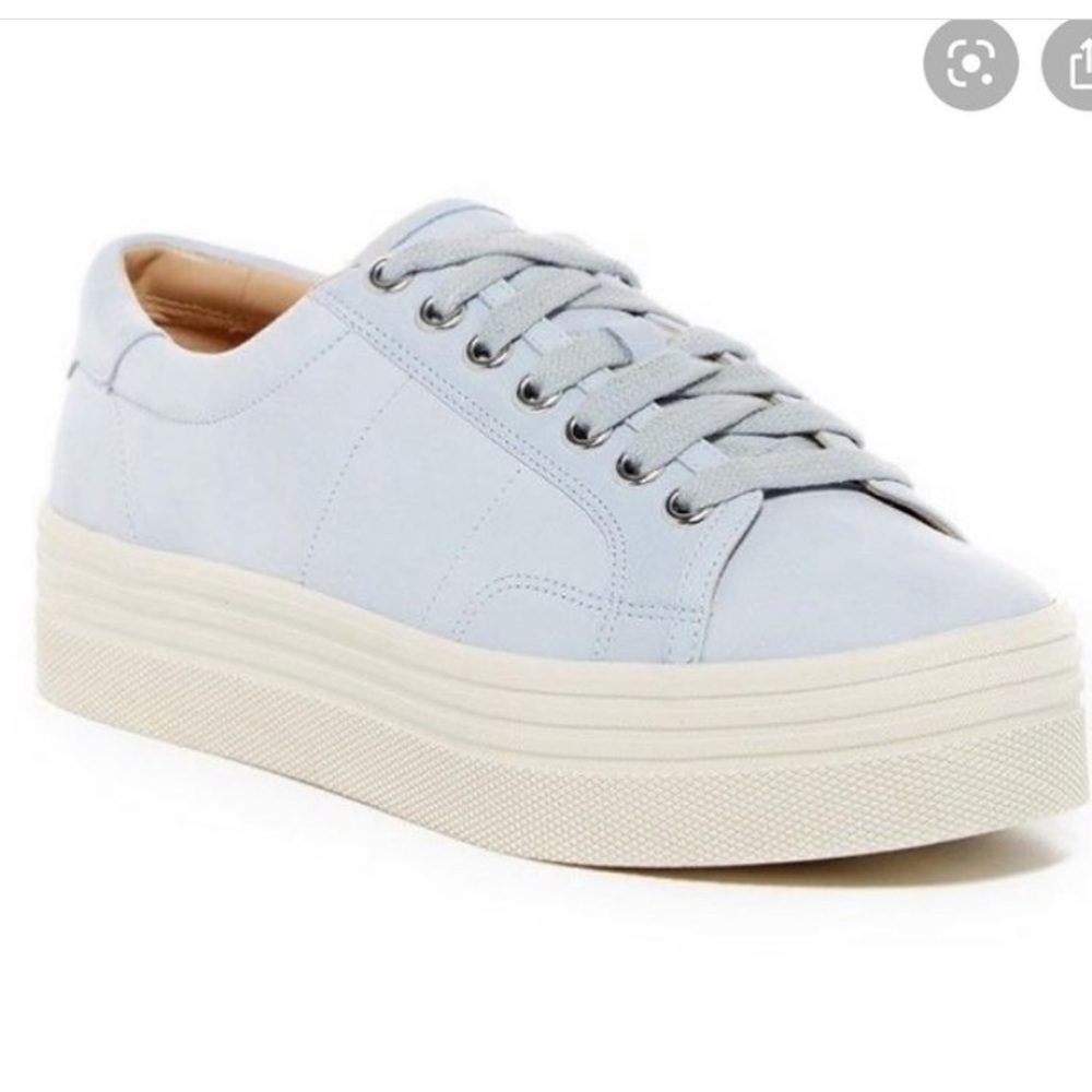 Marc Fisher Blue Platform Sneakers